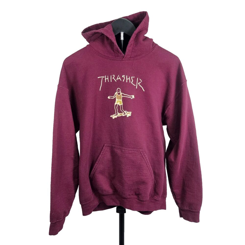 VTG Thrasher Gonz Hoodie Mens Med Skateboard‎ Pullover Sweatshirt  San Francisco